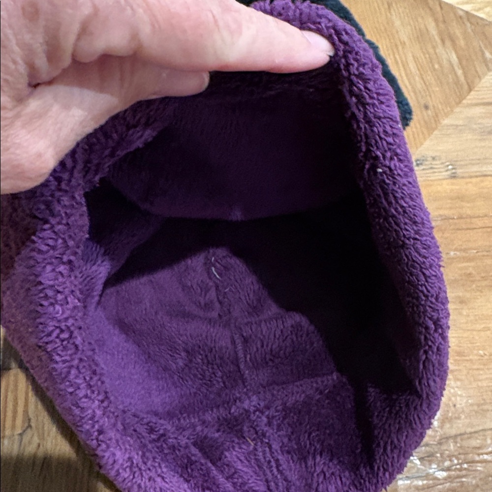 The North Face Plush Teal and Purple Hat Bundle - Picture 3 of 6